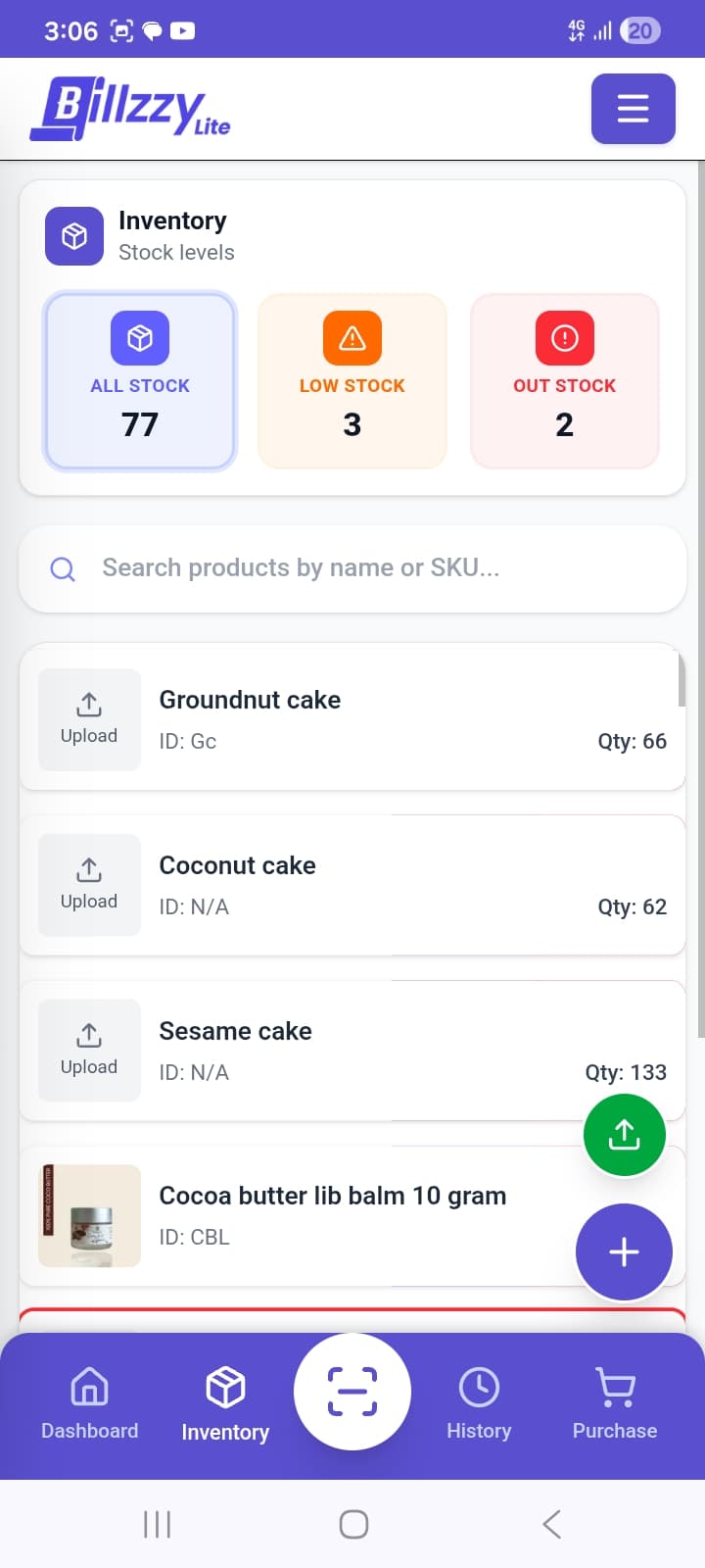 Billzzy Lite Screen 1