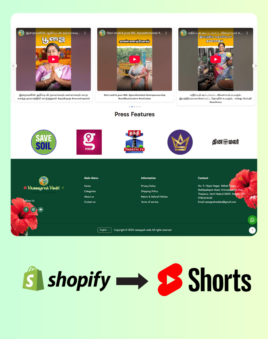 Auto Updating YT Shorts to Website