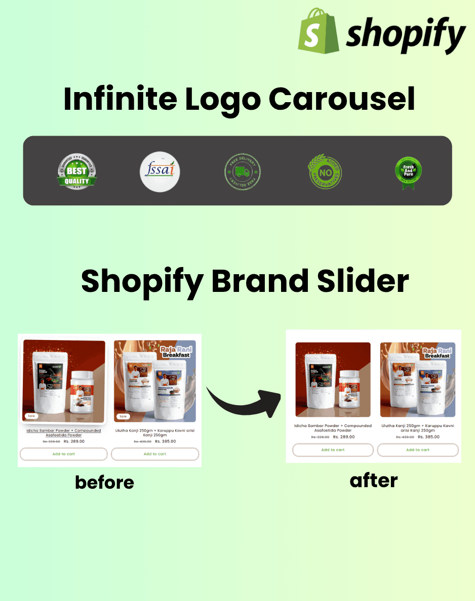 Shopify Carousel & Brand Slider